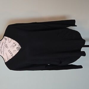 Black V-neck Sweater